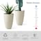 Glitzhome® 19.7" Eco-Friendly Oversized Faux Ceramic Pot Planters, 2ct.